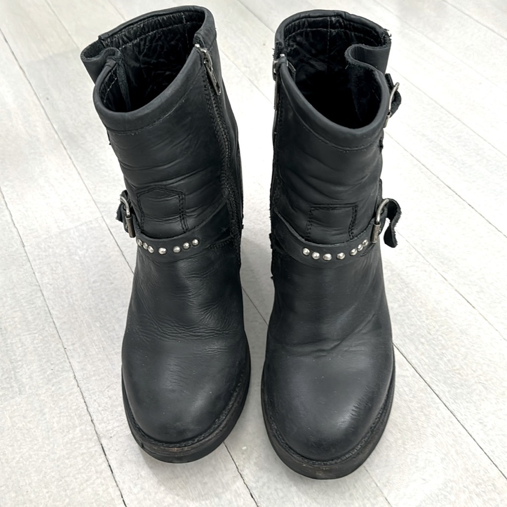 Ash motorcycle boots black size 38